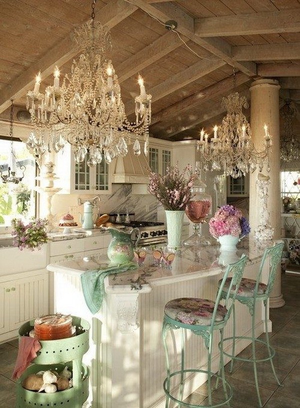 15 Fabulous Shabby-Chic Kitchens