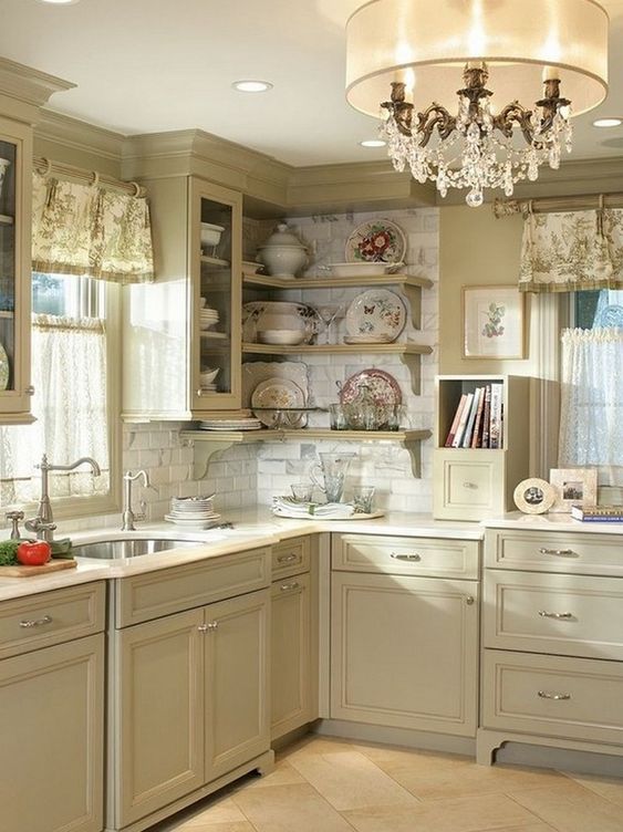 15 Fabulous Shabby-Chic Kitchens