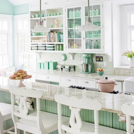 15 Fabulous Shabby-Chic Kitchens