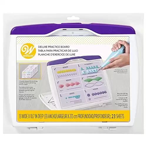 Wilton Set Practice Board, 13 x 10.75-Inch, White/Purple